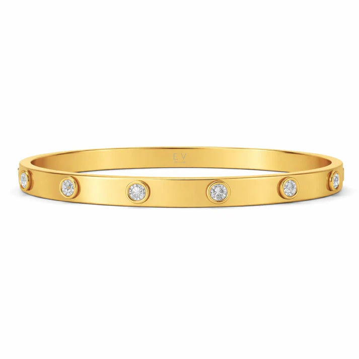 NELL BEZEL BANGLE