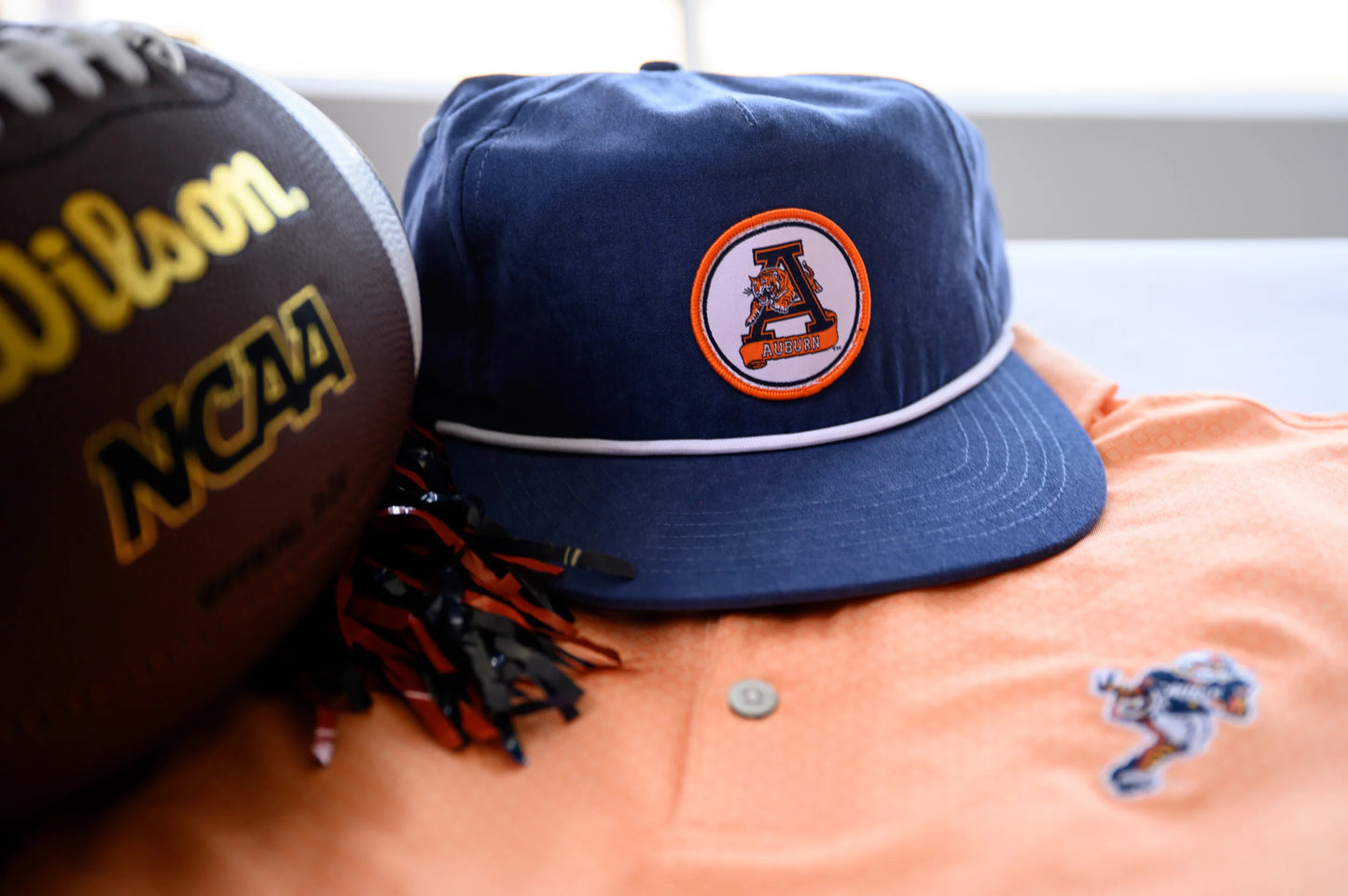 JNJ OLD SCHOOL AUBURN COACH HAT