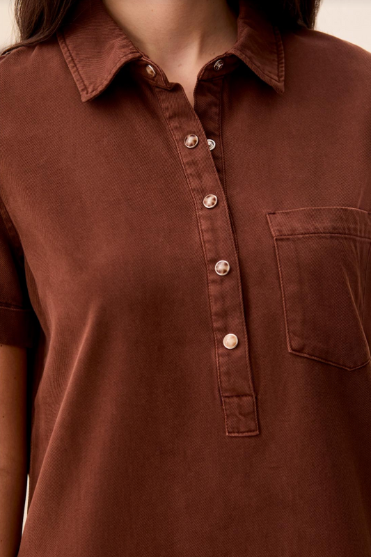 POPOVER SHIRT DRESS