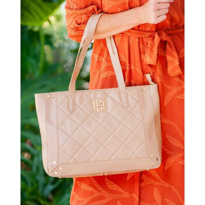 SOPHIE ZIPPERED TOTE