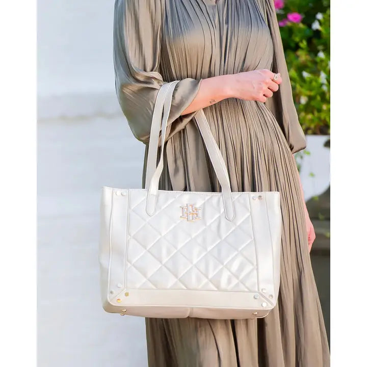 SOPHIE ZIPPERED TOTE