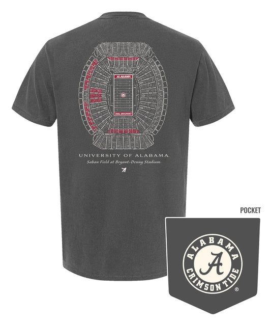JNJ SABAN FIELD AT BRYANT DENNY STADIUM TEE