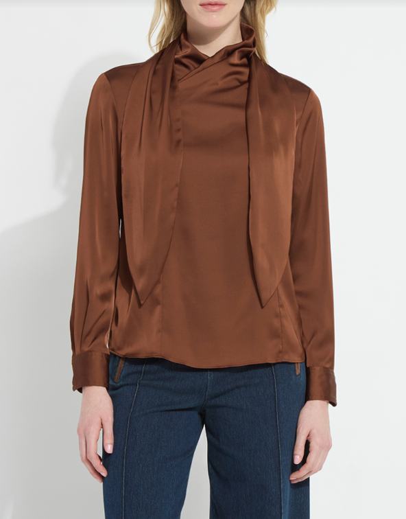 JOHANNA SATIN BLOUSE
