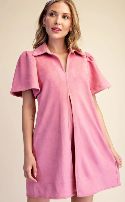 BLUSHING BRUNETTE DRESS