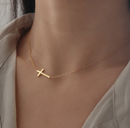 DAINTY CROSS NECKLACE