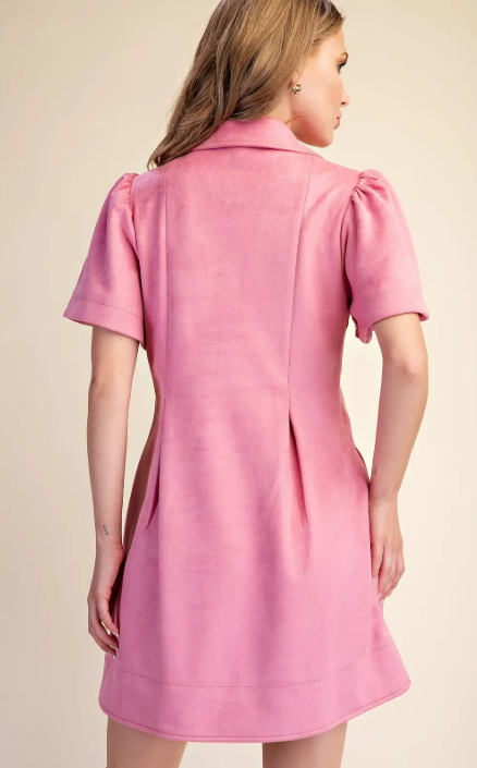 BLUSHING BRUNETTE DRESS