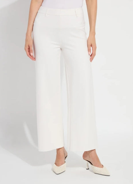 ERIN HI WAIST WIDE LEG PONTE