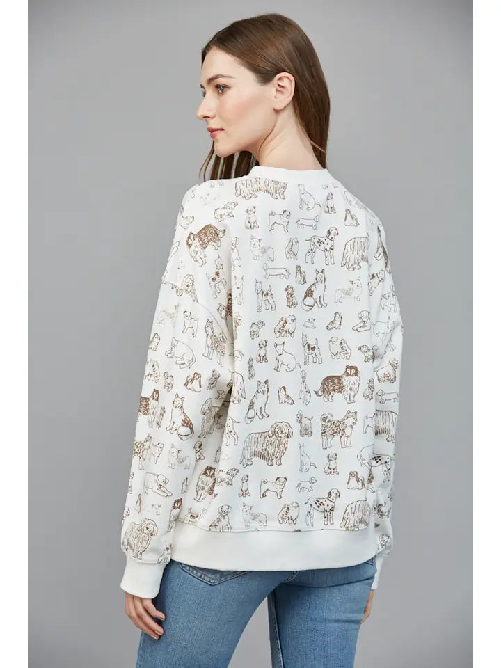 FURRY FRIENDS PULLOVER