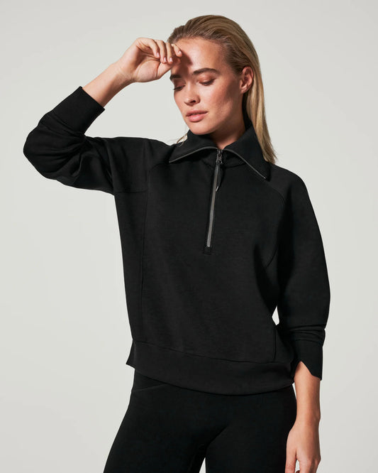 SPANX Half-Zip Top