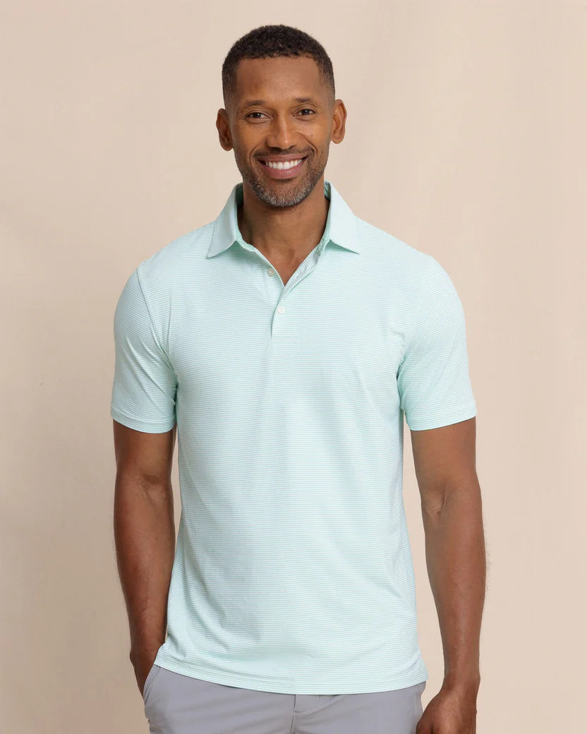 SOUTHERN TIDE BRRR MEADOWBROOK STRIPE POLO