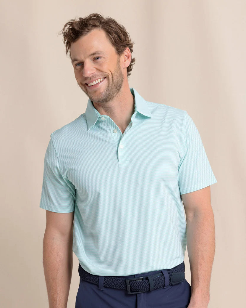 SOUTHERN TIDE BRRR MEADOWBROOK STRIPE POLO