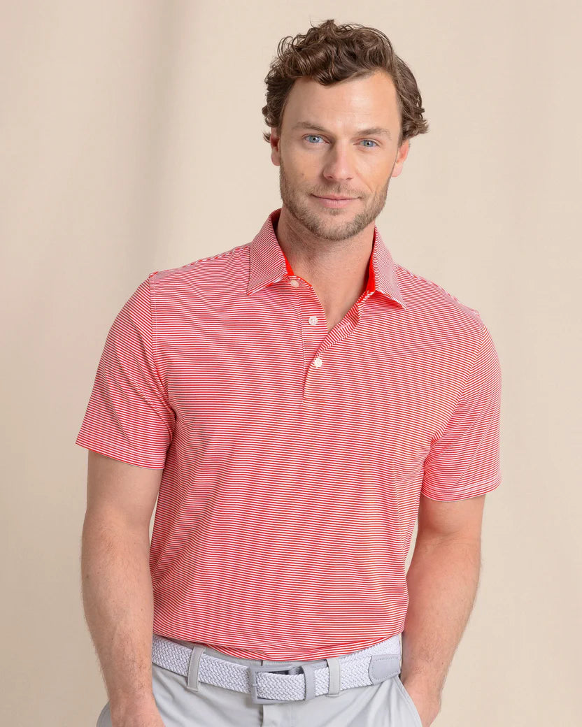 SOUTHERN TIDE BRRR MEADOWBROOK STRIPE POLO