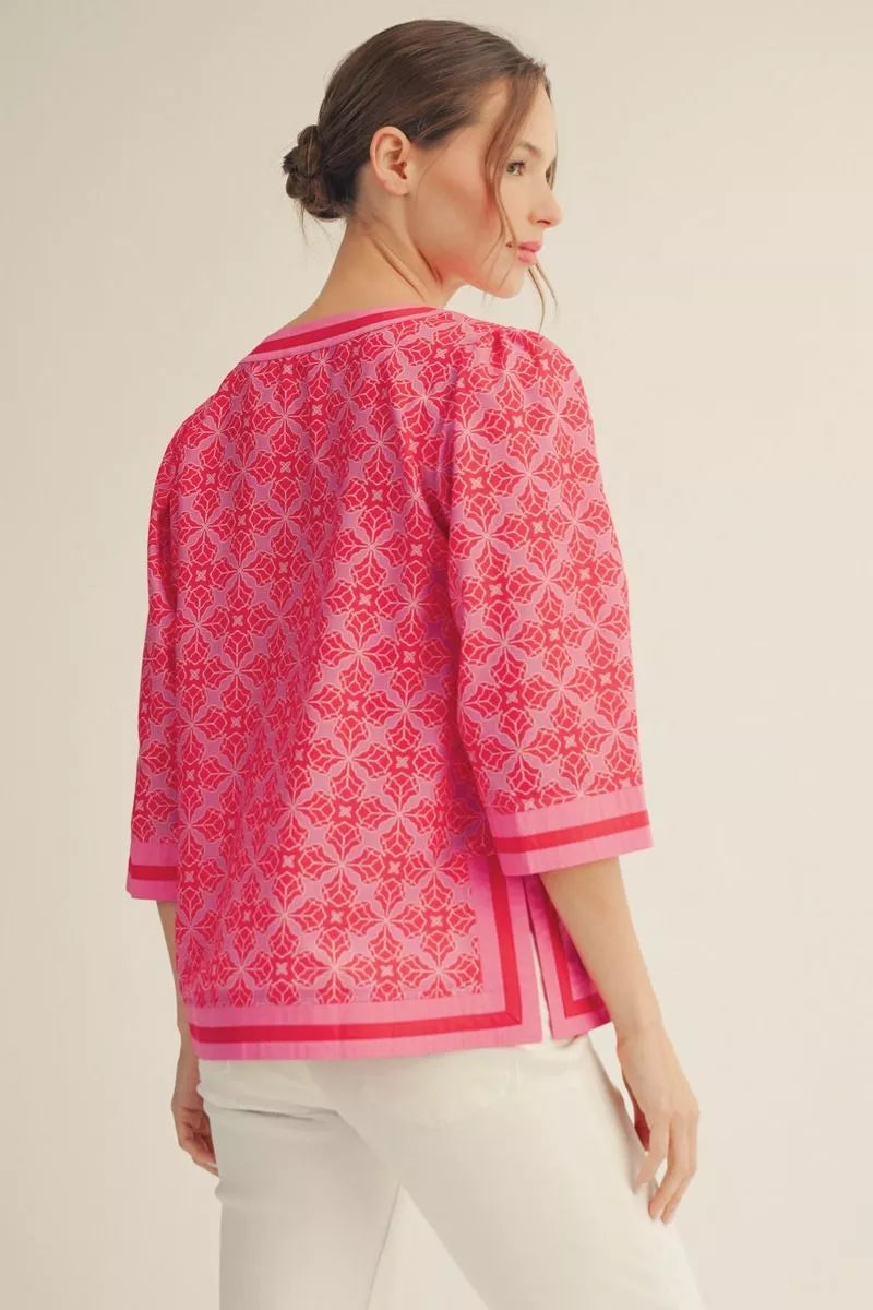 ELECTRIC BLOSSOM TOP