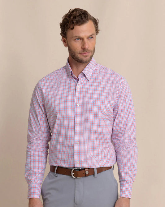 SOUTHERN TIDE CHARLESTON SUMMERTON PLAID SPORTSHIRT