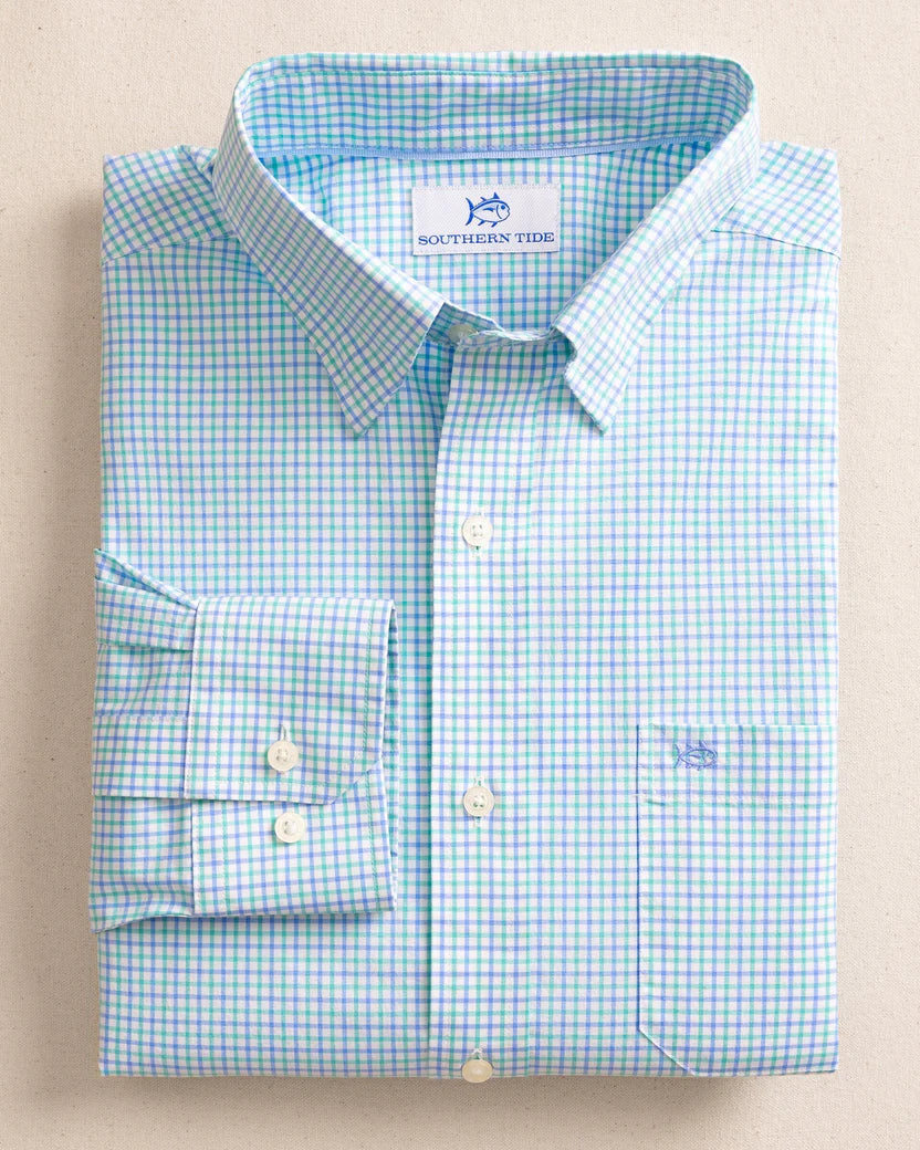 SOUTHERN TIDE CHARLESTON SUMMERTON PLAID SPORTSHIRT