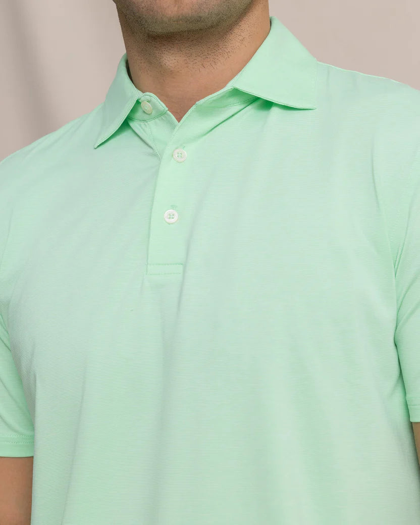 SOUTHERN TIDE COASTAL BREEZE HEATHER POLO