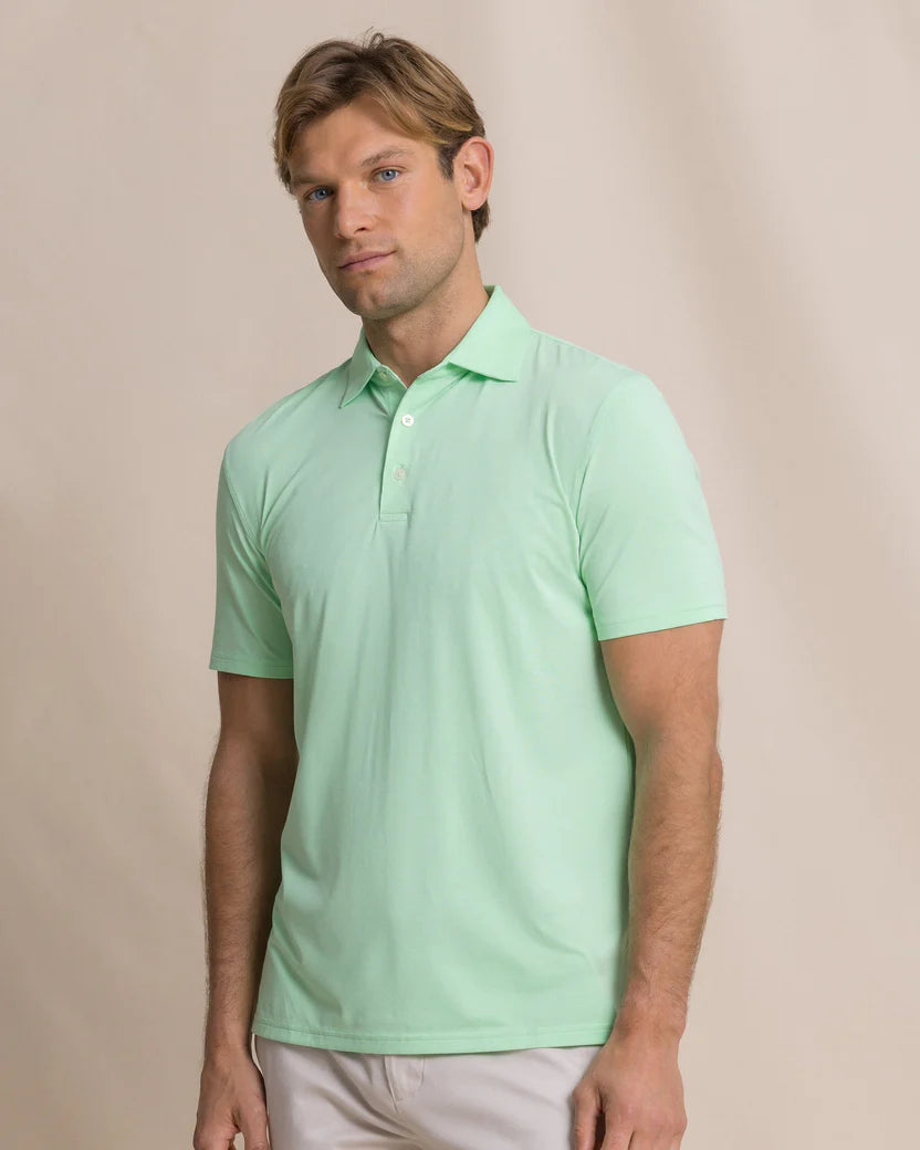SOUTHERN TIDE COASTAL BREEZE HEATHER POLO