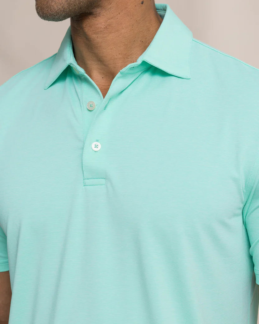 SOUTHERN TIDE COASTAL BREEZE HEATHER POLO