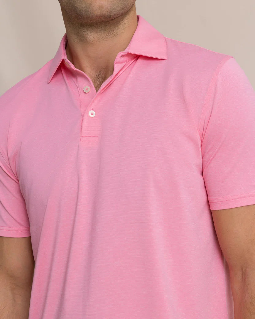 SOUTHERN TIDE COASTAL BREEZE HEATHER POLO