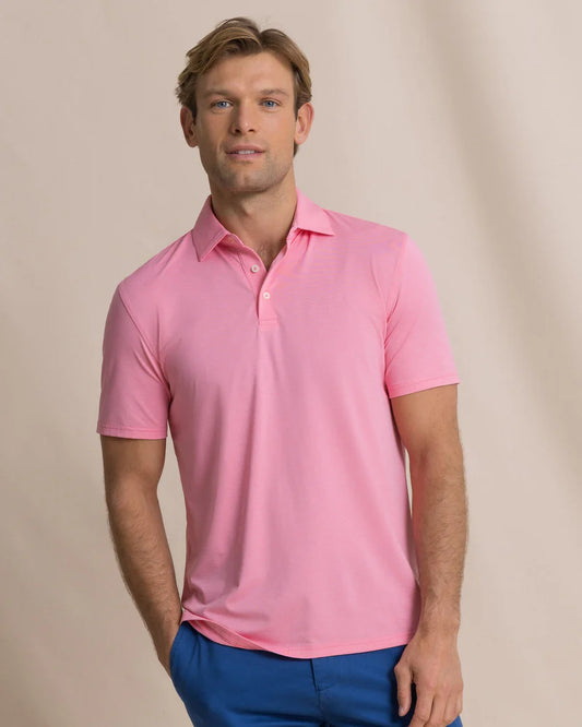 SOUTHERN TIDE COASTAL BREEZE HEATHER POLO