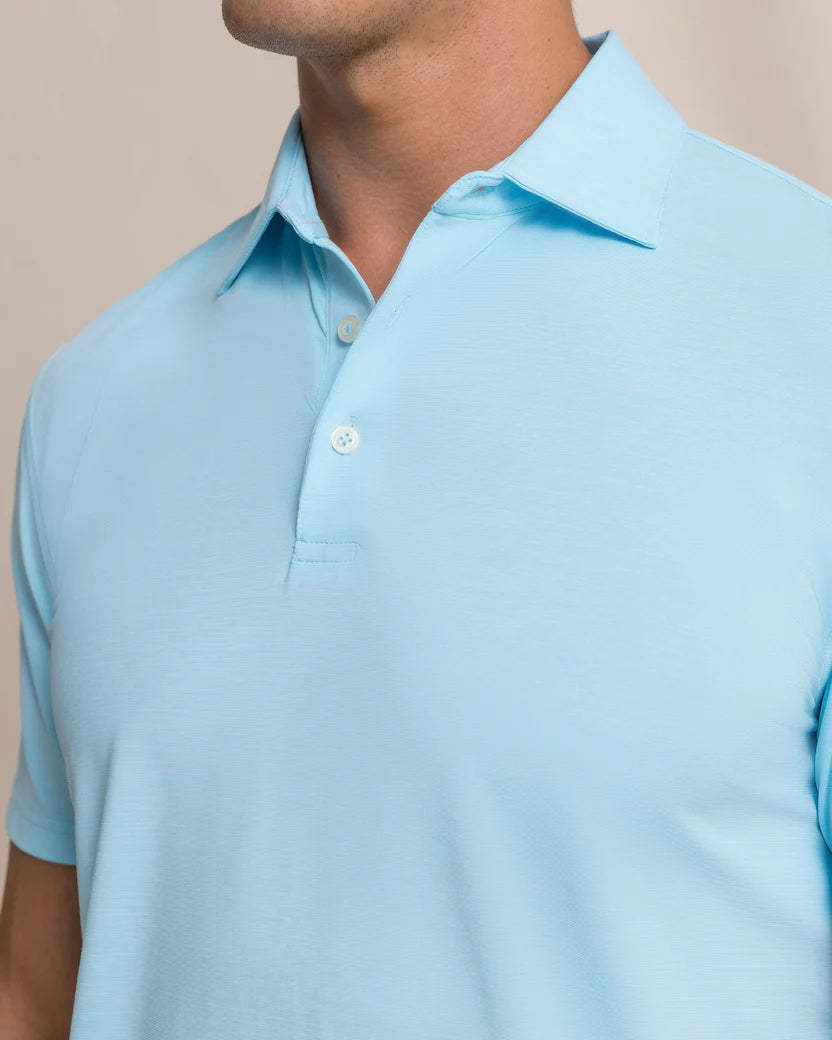 SOUTHERN TIDE COASTAL BREEZE HEATHER POLO