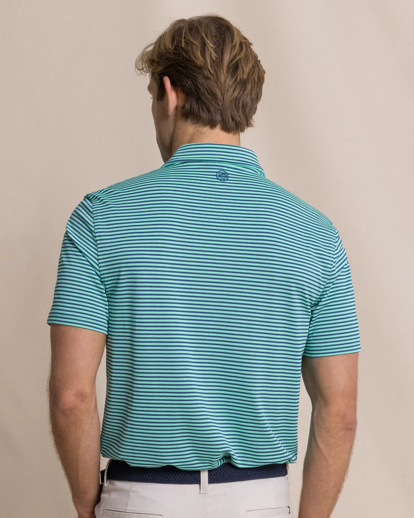 SOUTHERN TIDE COASTAL BREEZE® OCEANFRONT STRIPE PIQUE POLO