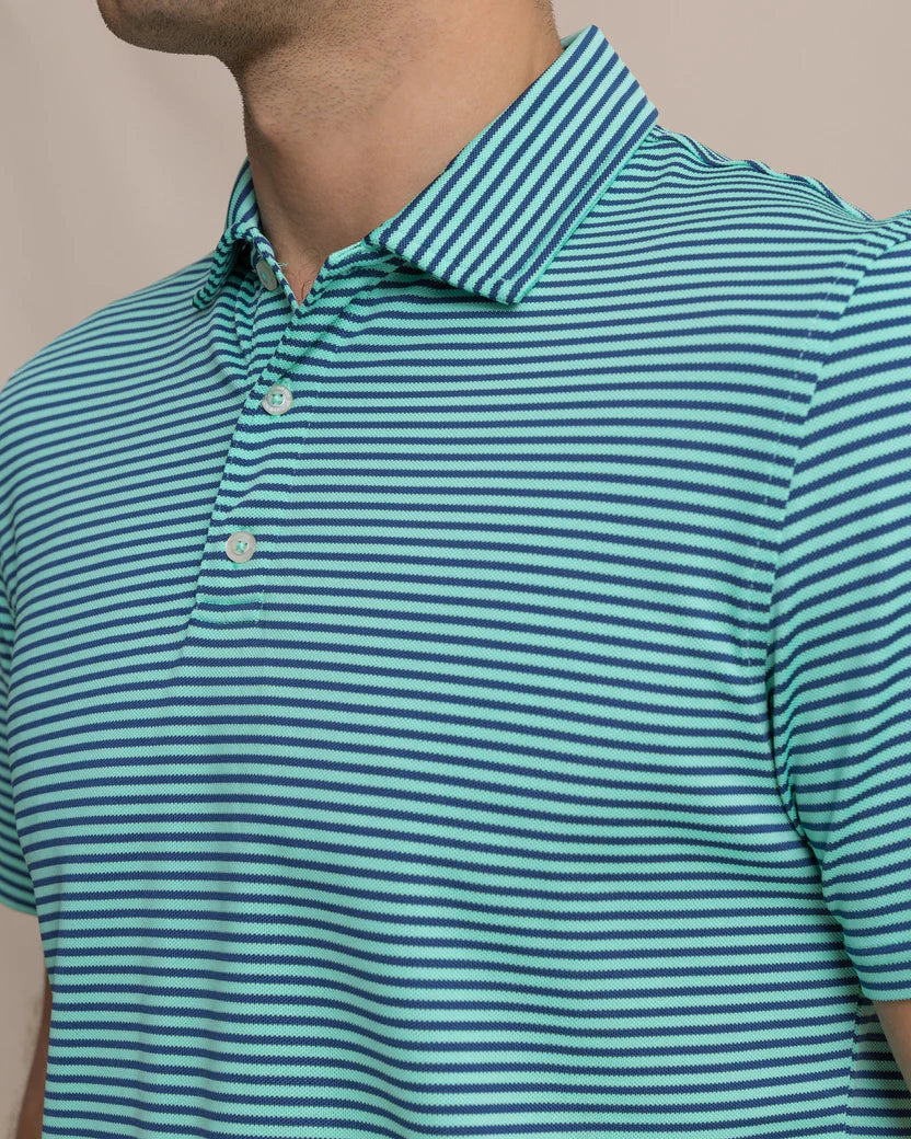 SOUTHERN TIDE COASTAL BREEZE® OCEANFRONT STRIPE PIQUE POLO