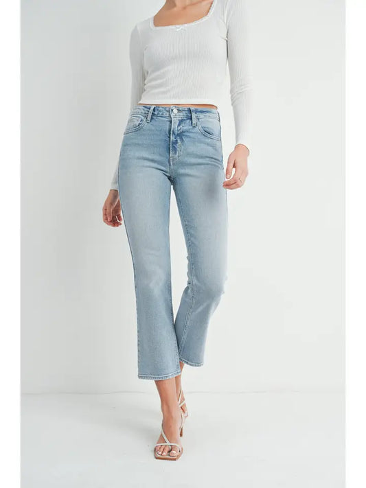 SLIM CROPPED BOOTCUT