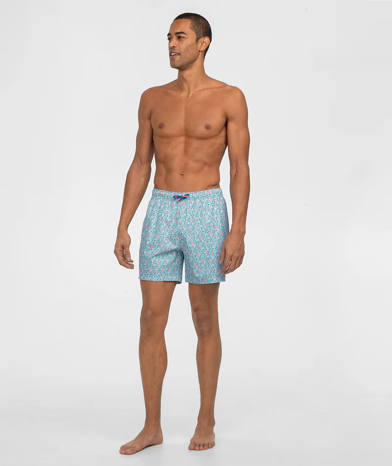 LETS FLAMINGLE SWIM SHORTS