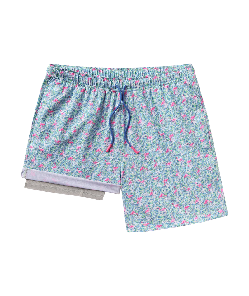 LETS FLAMINGLE SWIM SHORTS