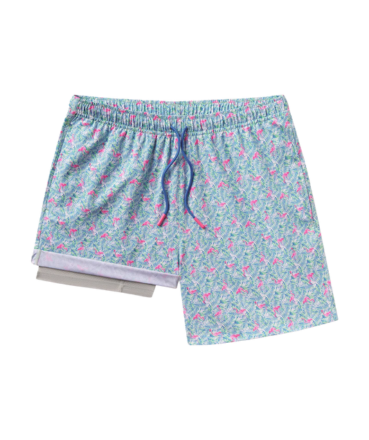 LETS FLAMINGLE SWIM SHORTS