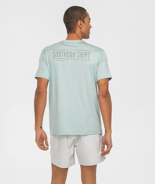 SOUTHERN SHIRT CO CAMO BADGE PERFORMANCE TEE