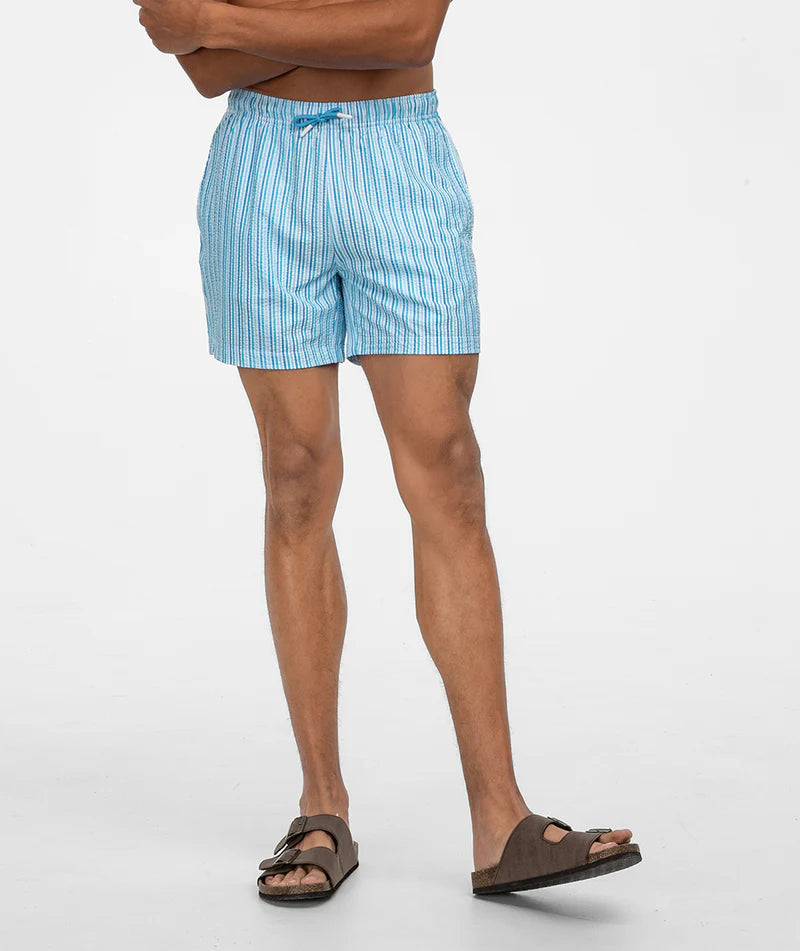 CLUBHOUSE SEERSUCKER SWIM SHORT
