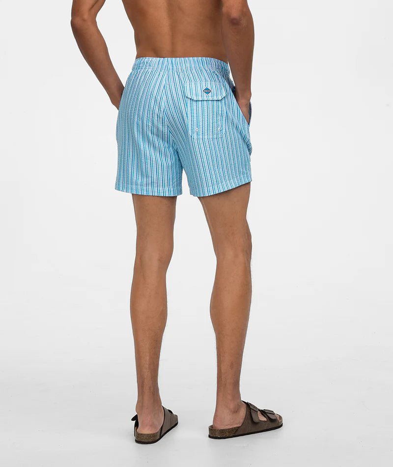 CLUBHOUSE SEERSUCKER SWIM SHORT