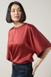 GINGER MIX-MEDIA DOLMAN TEE