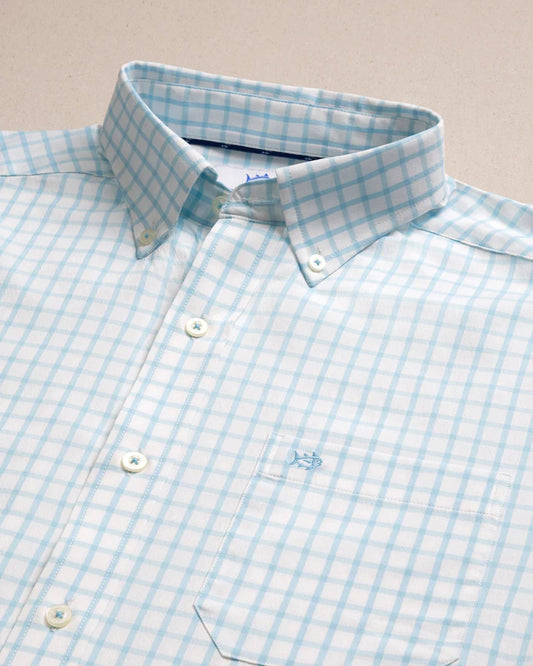 SOUTHERN TIDE TRADEWIND TATTERSALL COASTAL BREEZE SPORT SHIRT