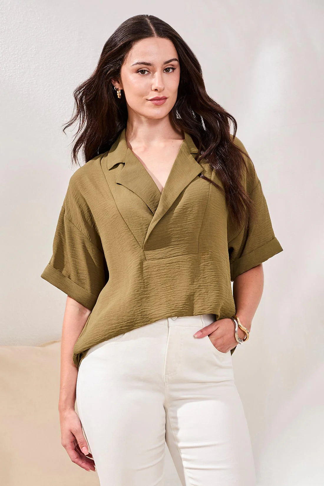 LET'S BE CLEAR BLOUSE