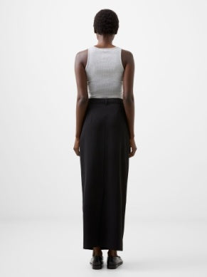 HARRIE SUITING MIDI SKIRT